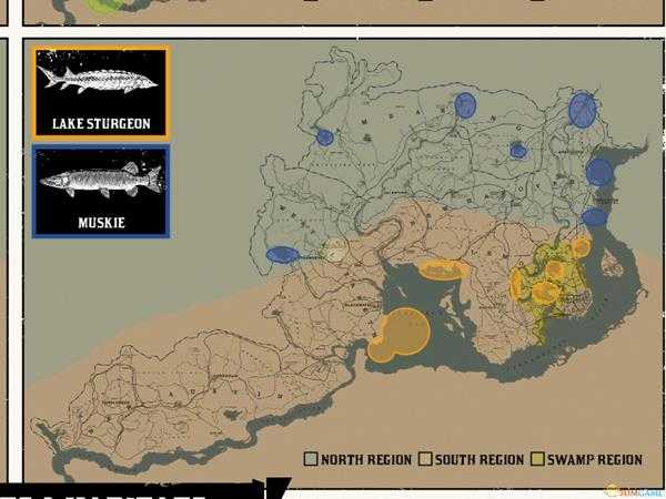 《荒野大镖客2》生存大师10挑战任务钓鱼位置分享