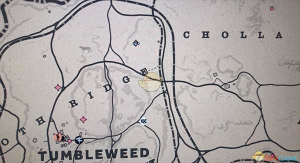 《荒野大镖客2》线上模式风滚草镇刷狮子位置分享