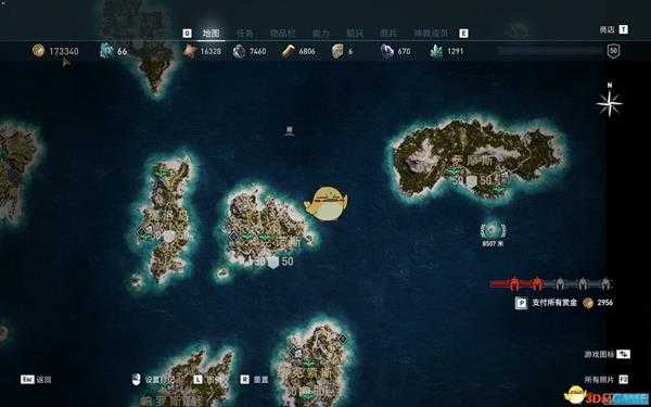 《刺客信条：奥德赛》100%全成就指南