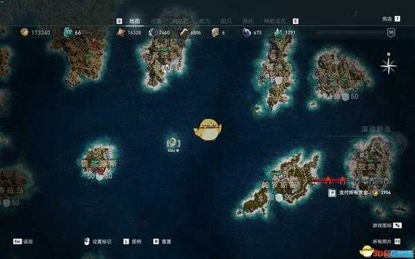 《刺客信条：奥德赛》100%全成就指南