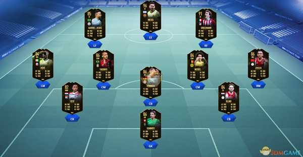 《FIFA 19》第十四周周最佳黑卡球员阵容一览