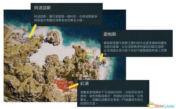 《刺客信条:奥德赛》全历史地点一览