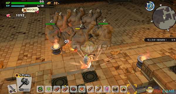 《勇者斗恶龙：建造者2》主神殿石像应对方法分享