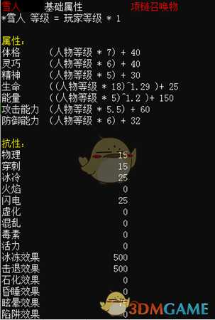 《恐怖黎明》战宠基础属性介绍