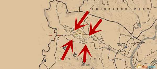 《荒野大镖客2》刷完美叉角羚皮位置分享