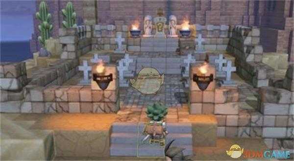 《勇者斗恶龙:建造者2》欧卡穆尔岛地上西北部谜题解法分享