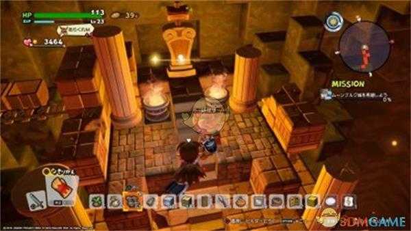 《勇者斗恶龙:建造者2》欧卡穆尔岛熔岩地带的深处谜题解法分享