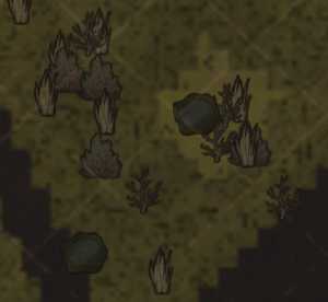 《饥荒:联机版》洞穴地形完全解析——塌陷地篇