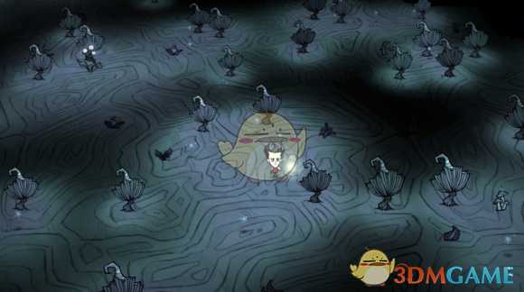 《饥荒:联机版》洞穴地形完全解析——绿蘑菇森林篇