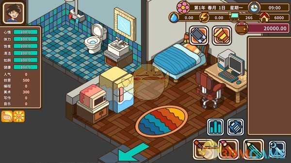 《宅人传说》数值说明一览