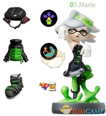 《喷射战士2》全amiibo对应服装及服装技能一览