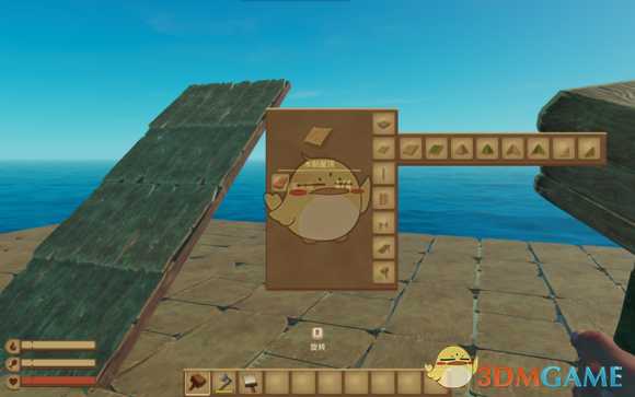 《木筏求生》倒置屋顶建造教学