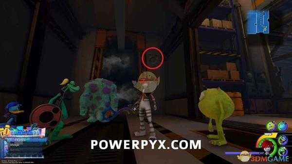 《王国之心3》怪物公司世界全收藏品收集攻略（宝藏、幸运标志）