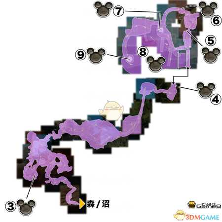 《王国之心3》魔发奇缘世界全米奇幸运标记位置攻略