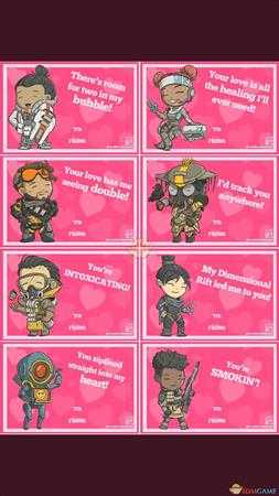 《Apex英雄》英雄情人节卡片一览