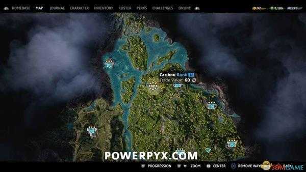 《孤岛惊魂：新曙光》驯鹿狩猎位置指南