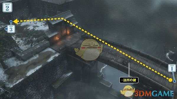 《只狼：影逝二度》舍牢人口地图攻略