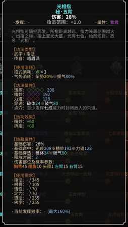 《太吾绘卷》峨眉派指法一览