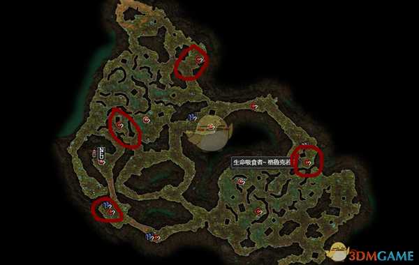 《恐怖黎明》生命吸食者格鲁克若格位置一览