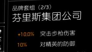 《全境封锁2》龟壳犀牛天赋突击步枪配装指南