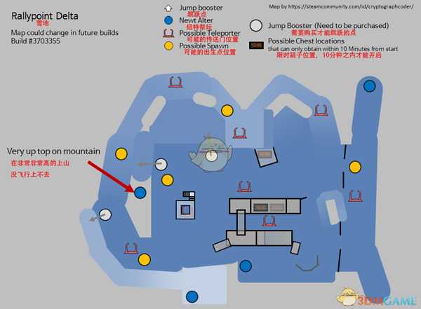 《雨中冒险2》雪地地图全重要地点位置分享