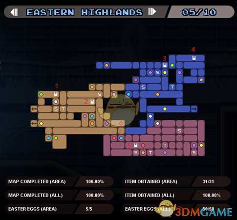 《Rabi-Ribi》Eastern Highlands全彩蛋位置详解