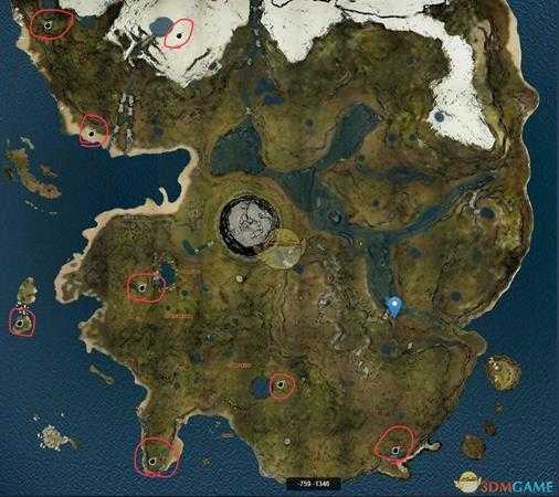 《森林》老式火枪零件位置地图