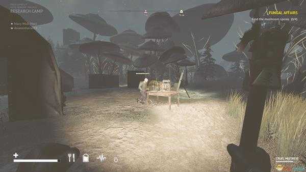 《荒无人烟》微菌任务四个蘑菇孢子位置指南