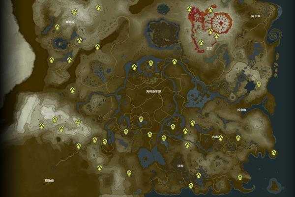 塞尔达岩石巨人位置