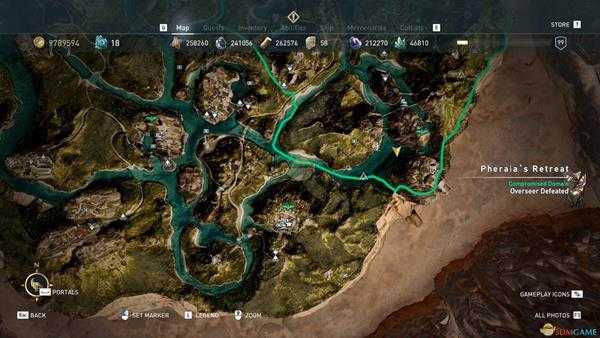 《刺客信条：奥德赛》亚特兰蒂斯之命运第一章全石板位置指南