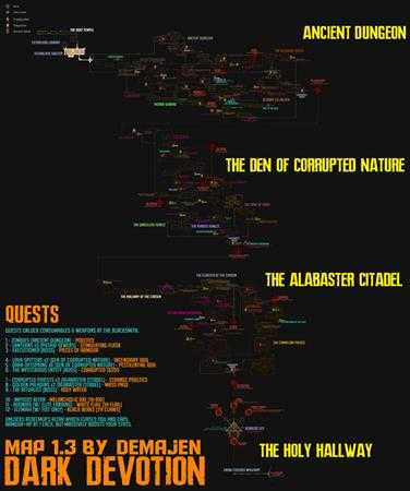 《黑暗献祭》100%全收集全任务地图详解