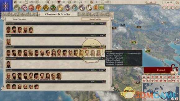 《大将军：罗马》家族威望值作用介绍