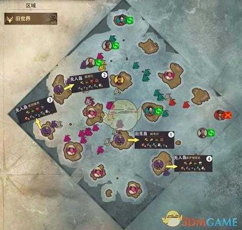 《纪元1800》旧世界地图分享