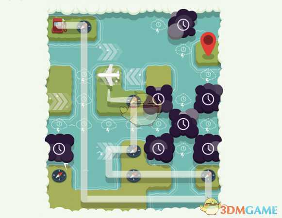 《喷射气流》中途停留第八关攻略