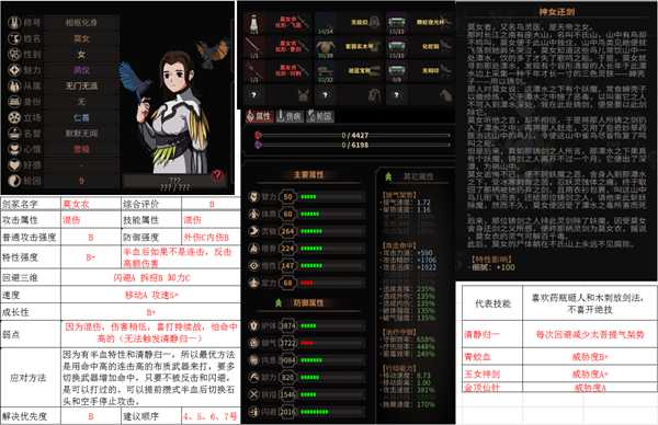 《太吾绘卷》莫女衣剑冢Boss属性分享