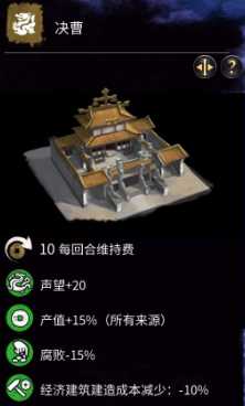 《全面战争：三国》建造特殊建筑序列技巧和方法