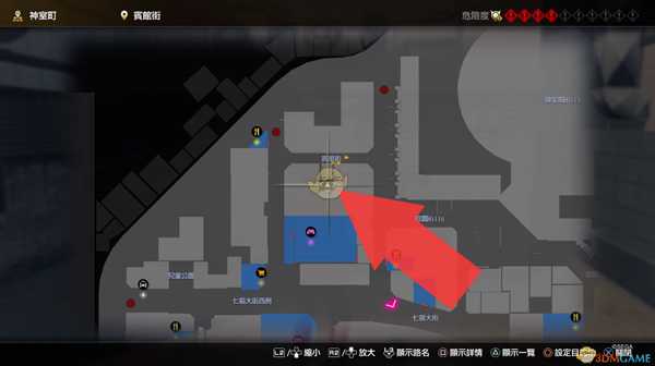 《如龙7：光与暗的去向》打工任务挑战捏捏公主位置分享