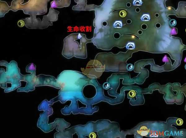 《奥日与萤火意志》生命收割精灵碎片获取位置分享