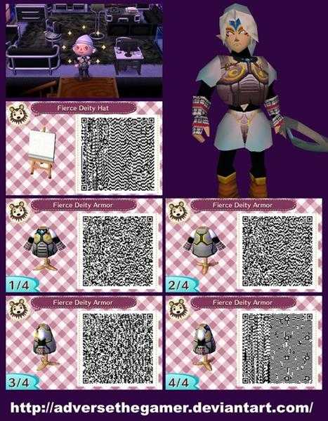 《集合啦！动物森友会》塞尔达衣服二维码