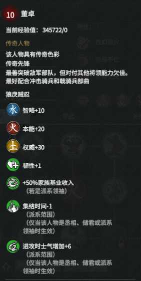 《全面战争：三国》董卓强度分析