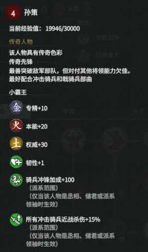 《全面战争：三国》孙策强度分析