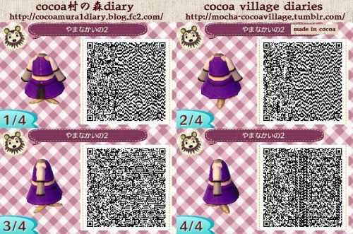 《集合啦！动物森友会》火影忍者衣服二维码