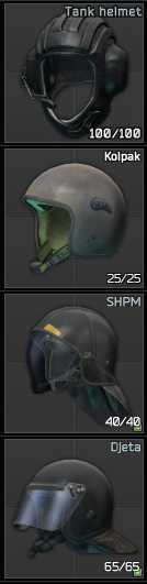 《逃离塔科夫》新手头盔选择指南