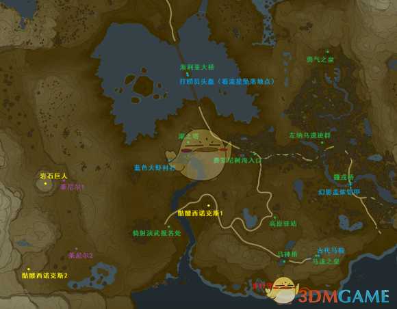 《塞尔达传说：旷野之息》湖之塔全收集指南