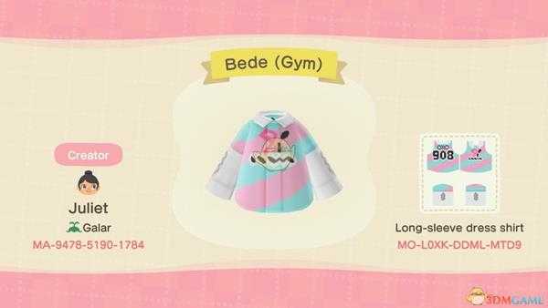 《动物森友会》宝可梦剑盾衣服代码分享