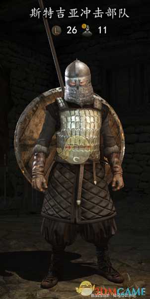 《骑马与砍杀2》斯特吉亚冲击部队装备一览 实战强度分析