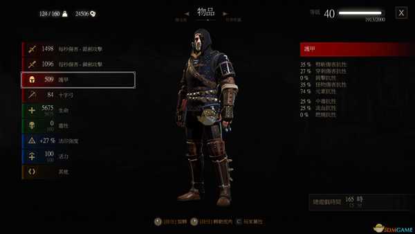 《巫师3：狂猎》师匠级猫套装属性一览