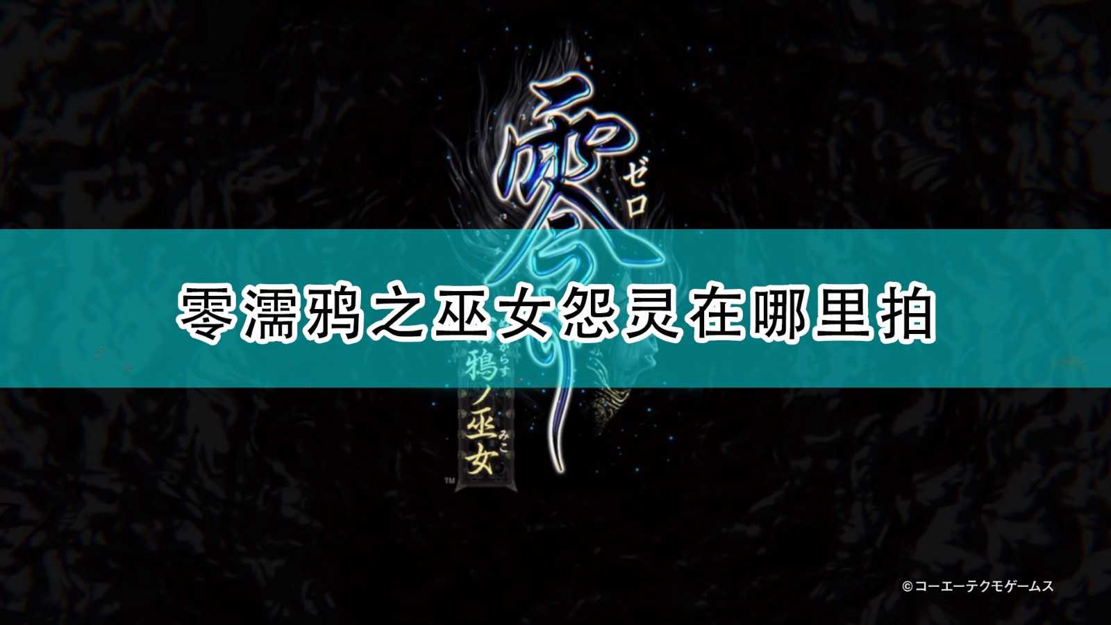 《零:濡鸦之巫女》全怨灵拍摄位置介绍