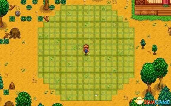 星露谷物语稻草人范围