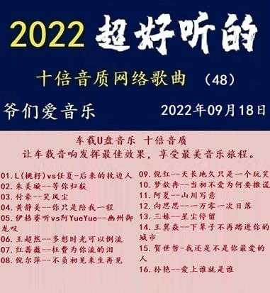 群星《2022超好听的十倍音质网络歌曲(48)》WAV分轨